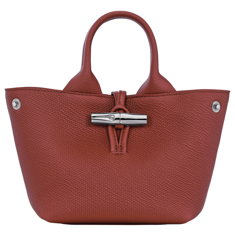 Longchamp | Le Roseau XS Handbag Chestnut - Leather | Chestnut