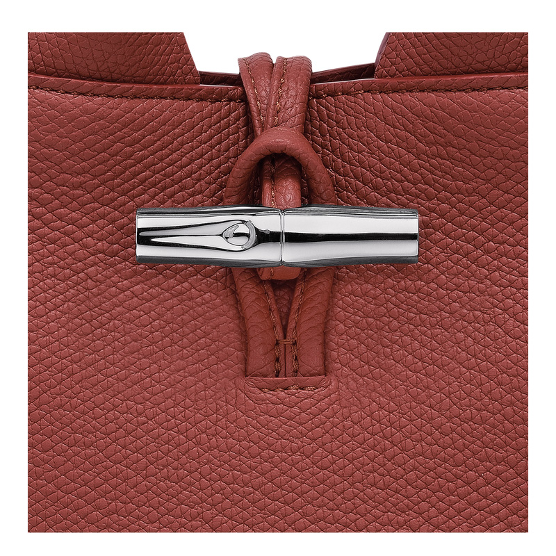 Longchamp | Le Roseau XS Handbag Chestnut - Leather | Chestnut