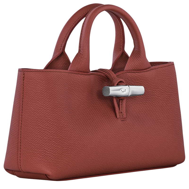 Longchamp | Le Roseau S Handbag Chestnut - Leather | Chestnut