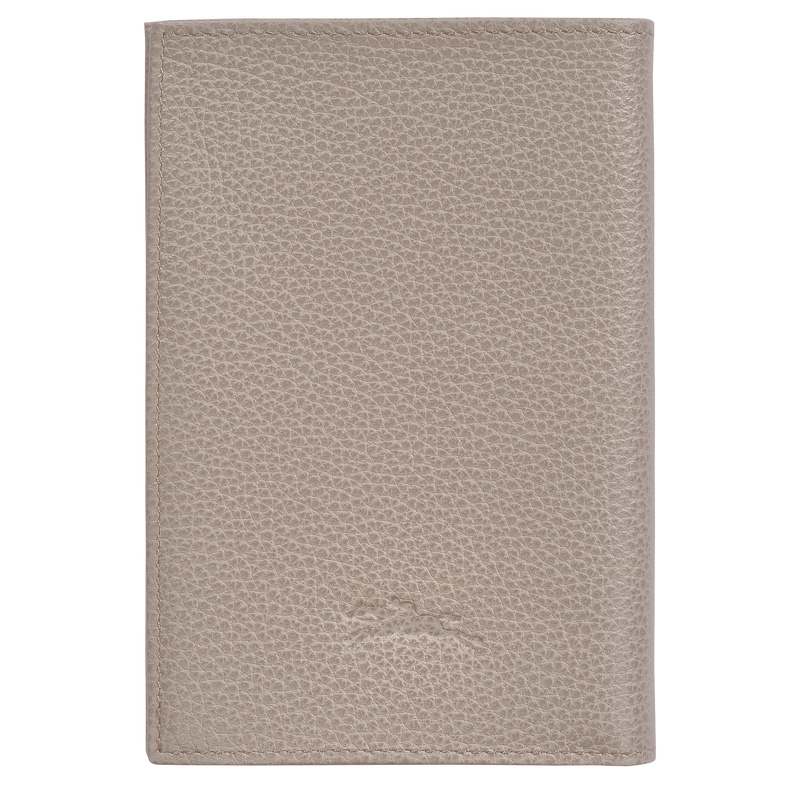 Longchamp | Le Foulonné Passport cover Turtledove - Leather | Turtledove