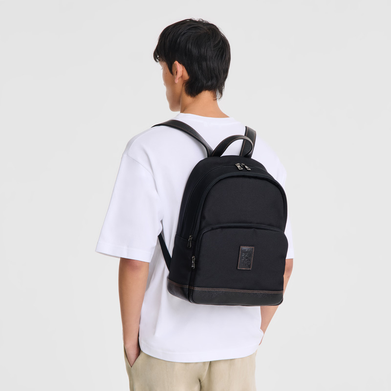 Longchamp | Boxford Backpack Black - Recycled canvas | Black