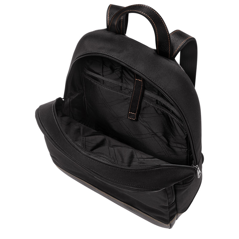 Longchamp | Boxford Backpack Black - Recycled canvas | Black
