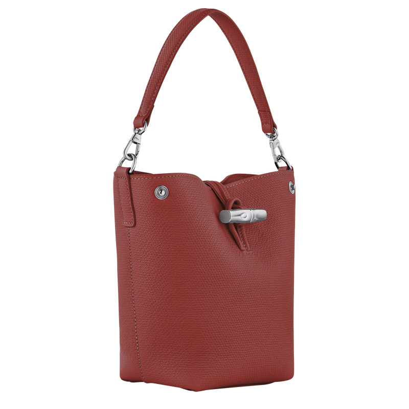 Longchamp | Le Roseau XS Bucket bag Chestnut - Leather | Chestnut