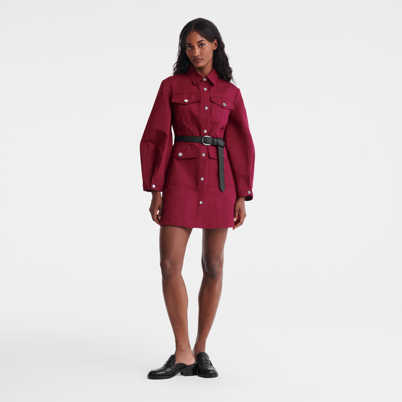 Longchamp | Dress Beetroot - Canvas | Beetroot