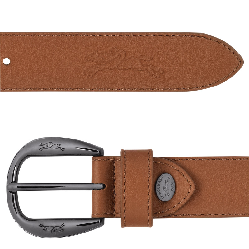 Longchamp | Le Pliage Xtra Ladies' belt Cognac - Leather | Cognac