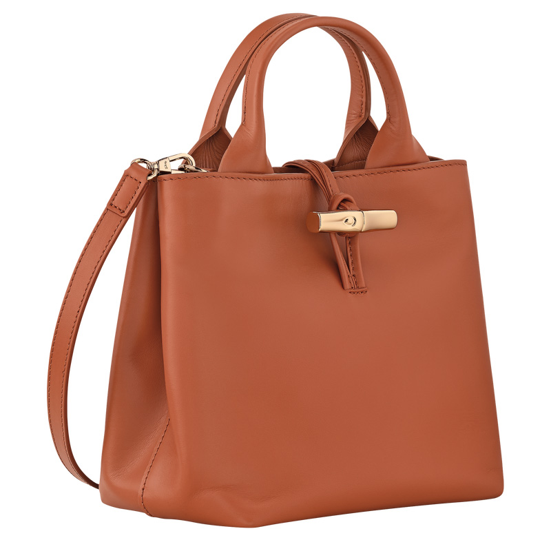 Longchamp | Le Roseau S Handbag Bark - Leather | Bark