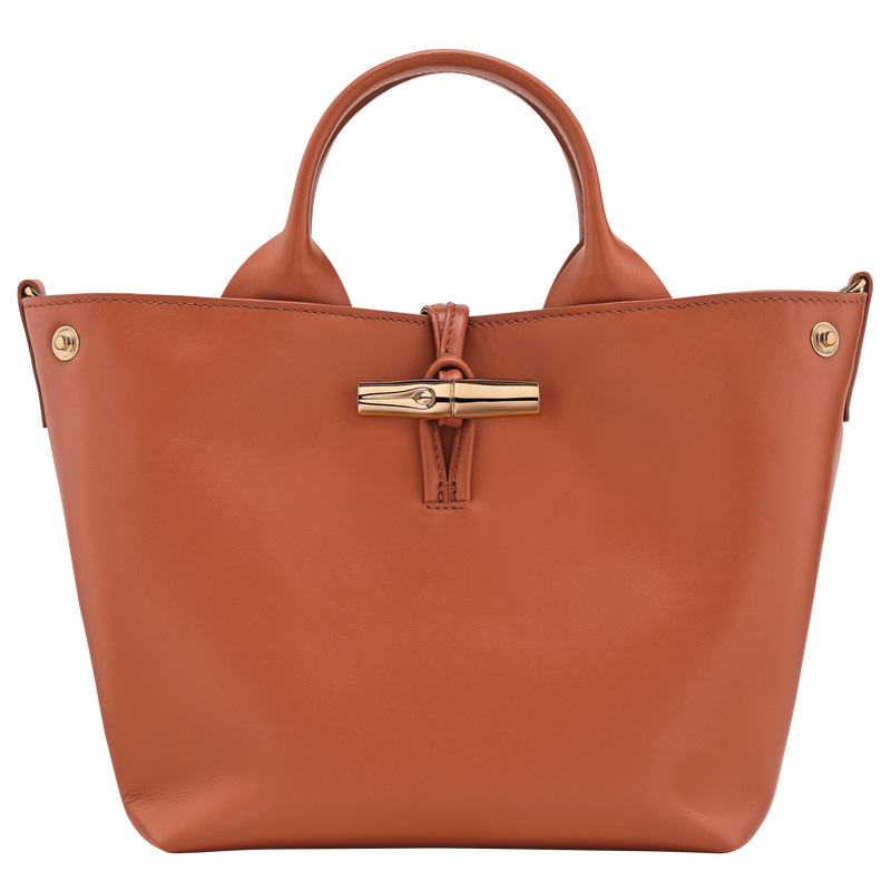 Longchamp | Le Roseau S Handbag Bark - Leather | Bark
