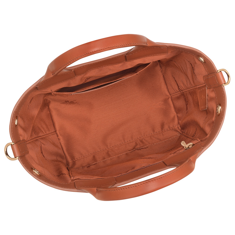 Longchamp | Le Roseau S Handbag Bark - Leather | Bark