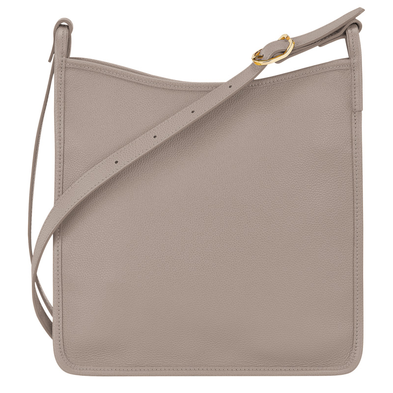 Longchamp | Le Foulonné M Crossbody bag Turtledove - Leather | Turtledove