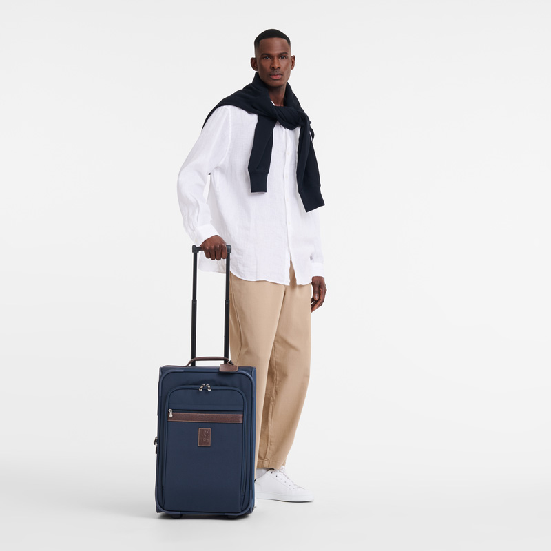Longchamp | Boxford M Carry-on Blue - Recycled canvas | Blue