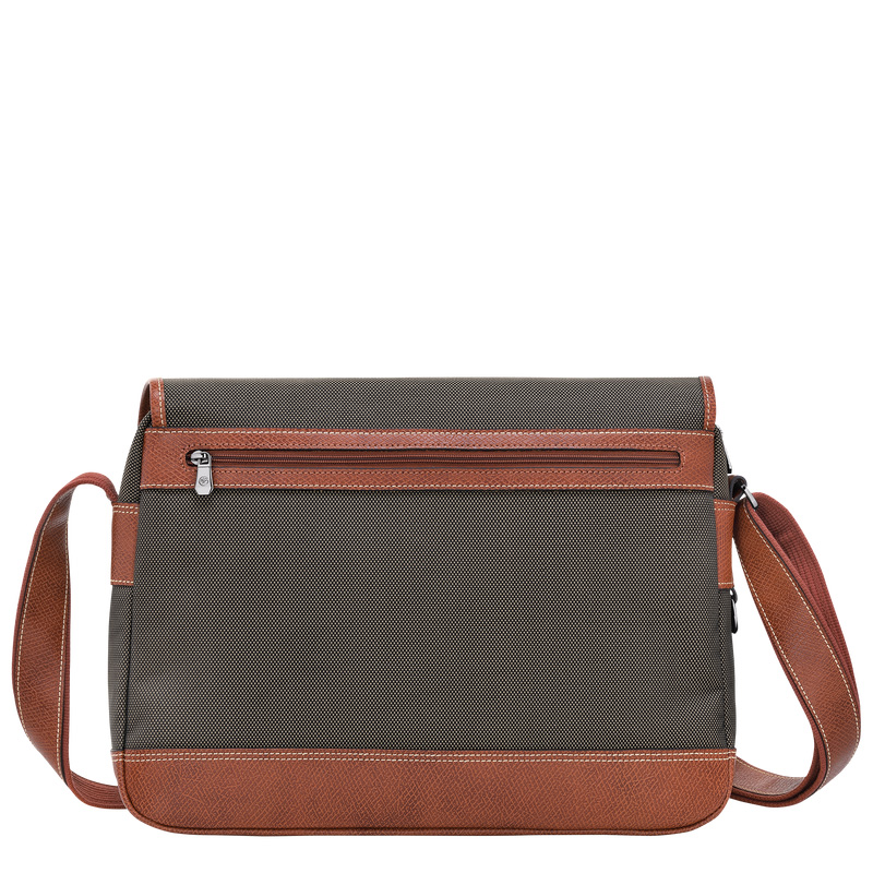 Longchamp | Boxford L Crossbody bag Brown - Recycled canvas | Brown
