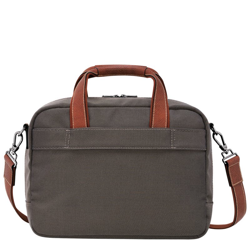 Longchamp | Boxford S Travel bag Brown - Recycled canvas | Brown