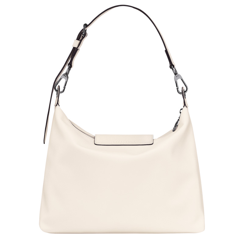 Longchamp | Le Pliage Xtra M Hobo bag Ecru - Leather | Ecru