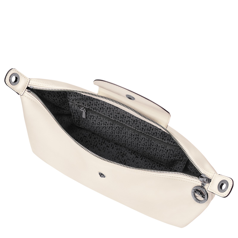 Longchamp | Le Pliage Xtra M Hobo bag Ecru - Leather | Ecru