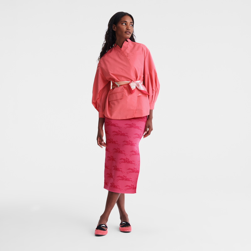 Longchamp | Kimono jacket Marshmallow - Technical taffeta | Marshmallow