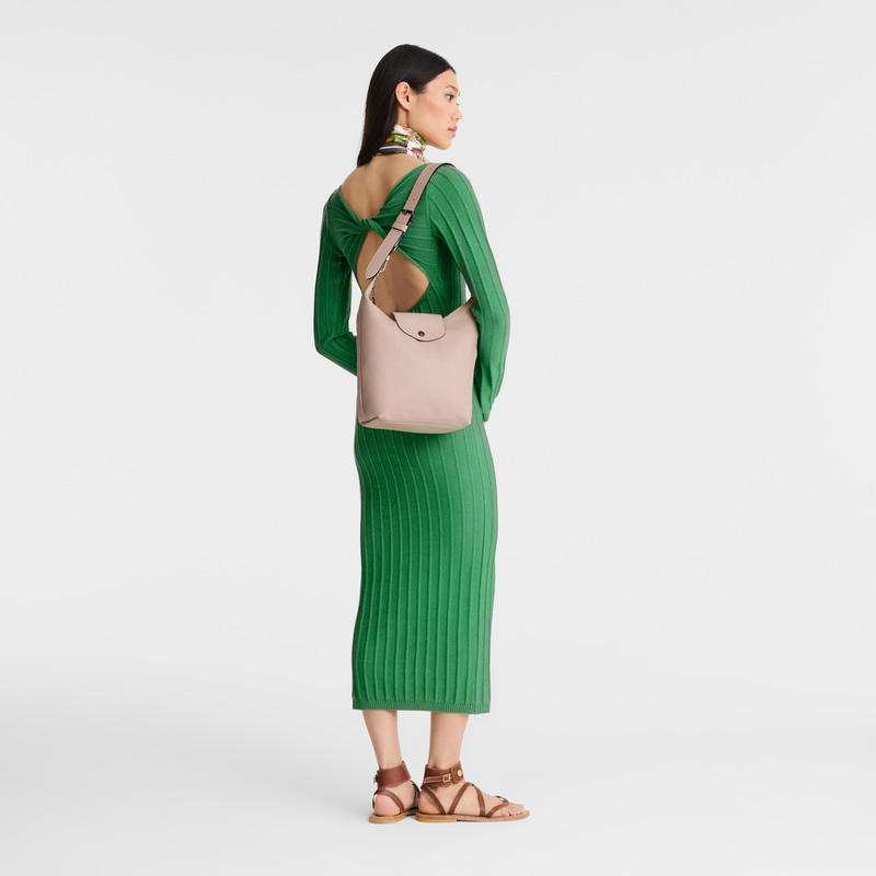 Longchamp | Le Pliage Xtra M Shoulder bag Nude - Leather | Nude