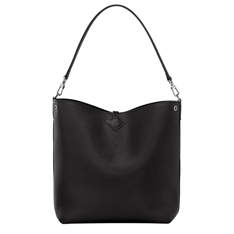 Longchamp | Le Roseau M Shoulder bag Black - Leather | Black