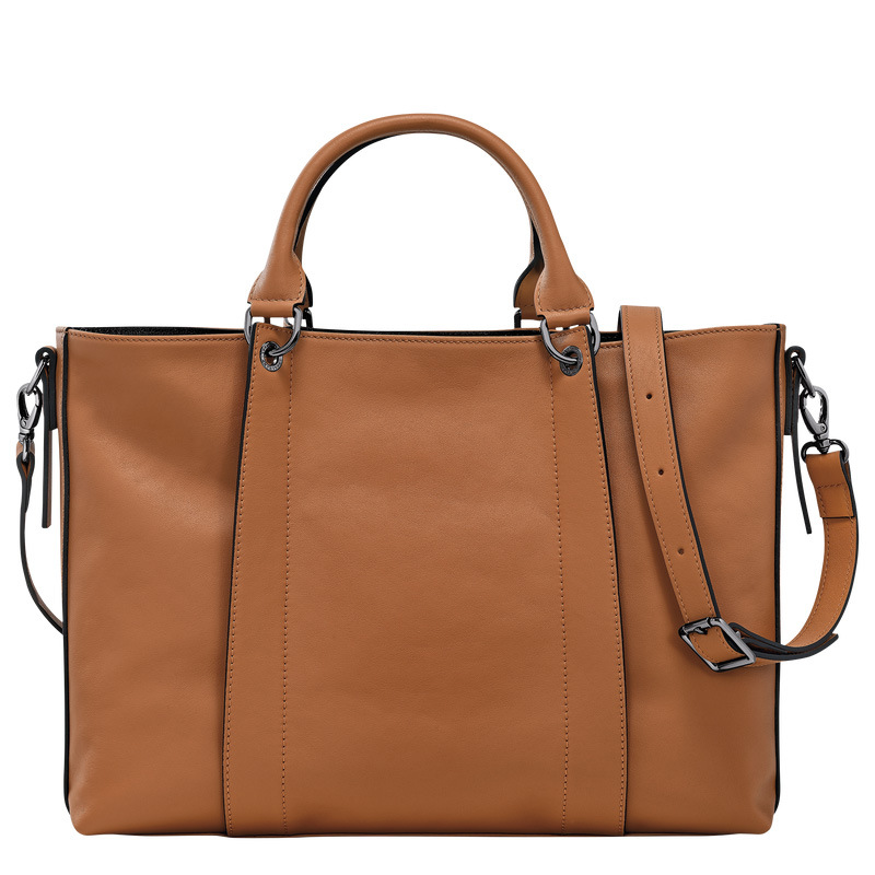 Longchamp | 3D L Handbag Natural - Leather | Natural