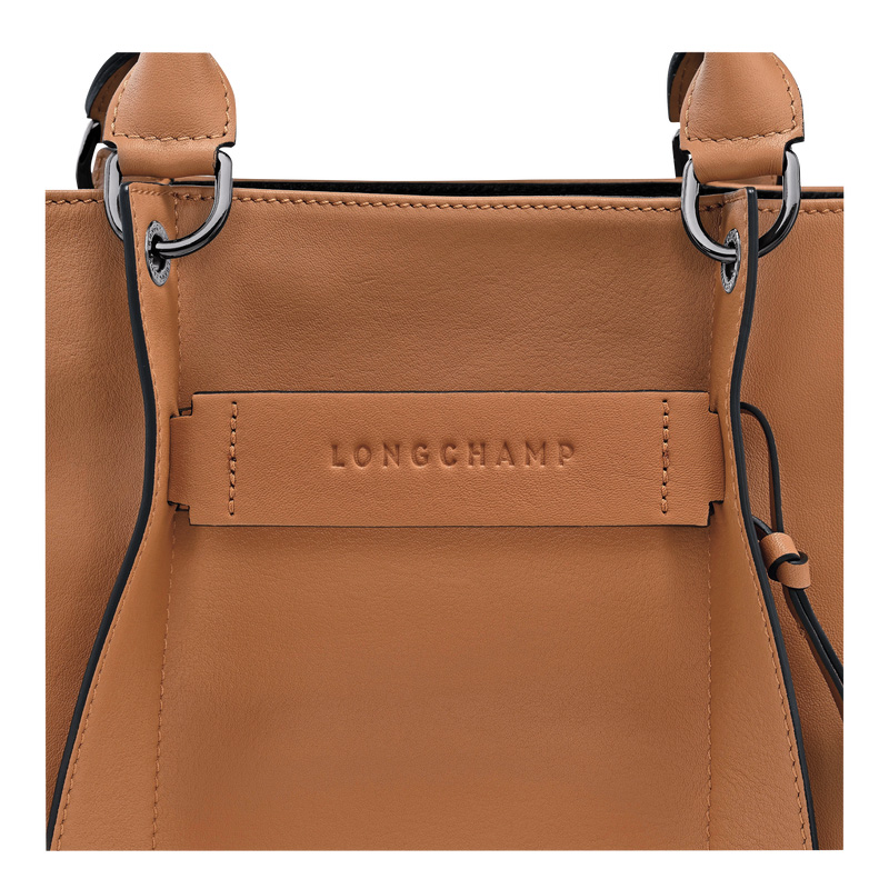 Longchamp | 3D L Handbag Natural - Leather | Natural