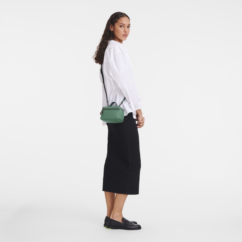 Longchamp | Le Pliage Xtra XS Vanity Sage - Leather | Sage