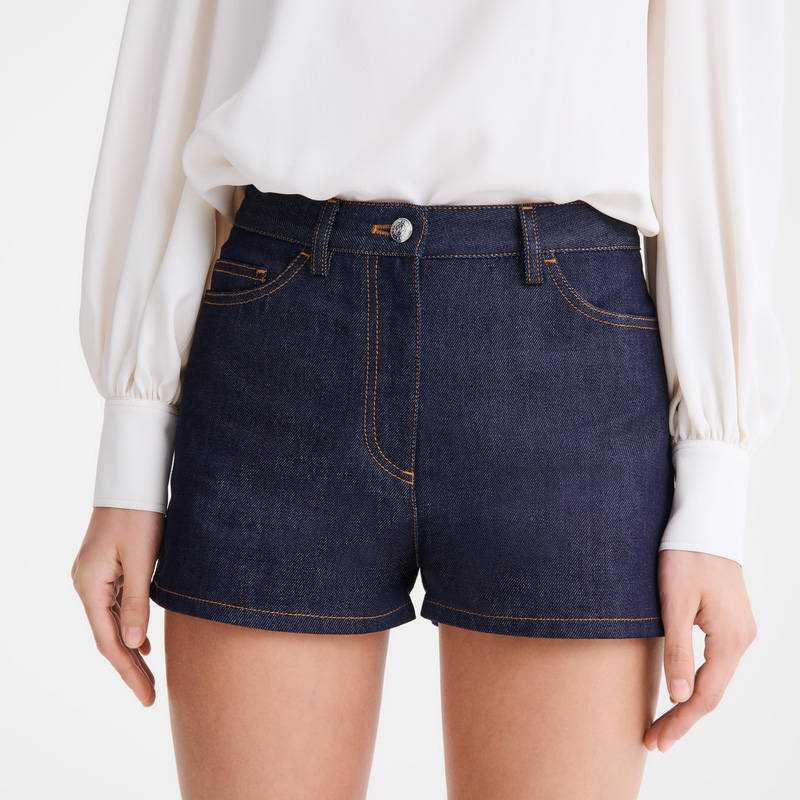 Longchamp | Shorts Midnight Blue - Denim | Midnight Blue