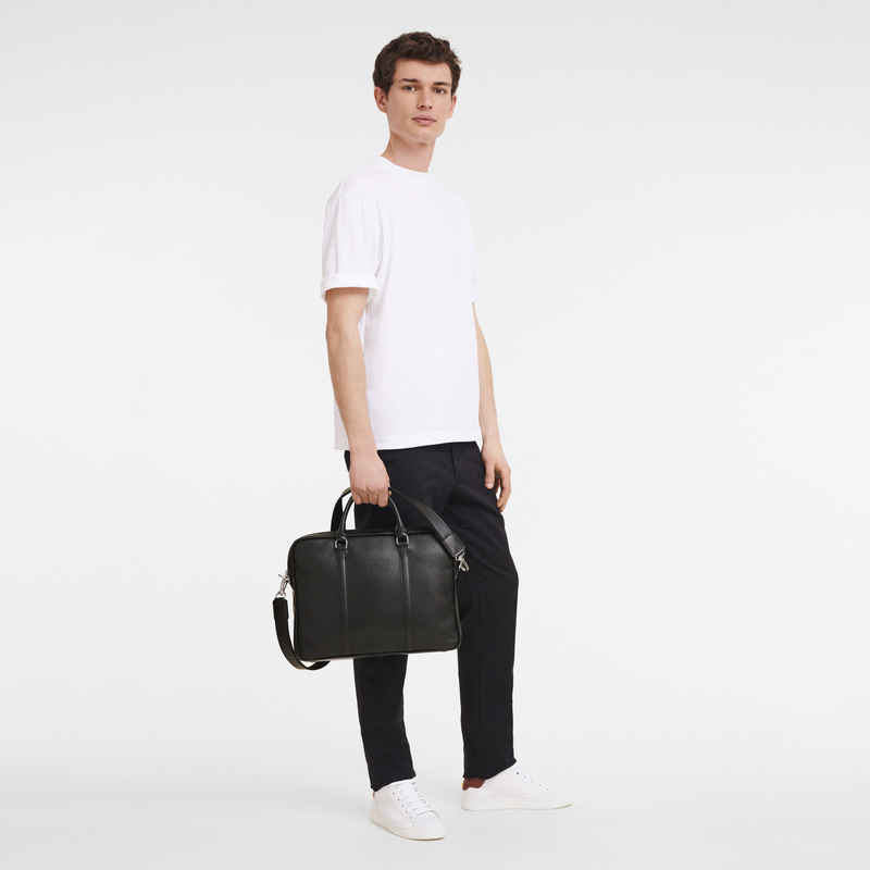 Longchamp | Le Foulonné XS Briefcase Caramel - Leather | Caramel