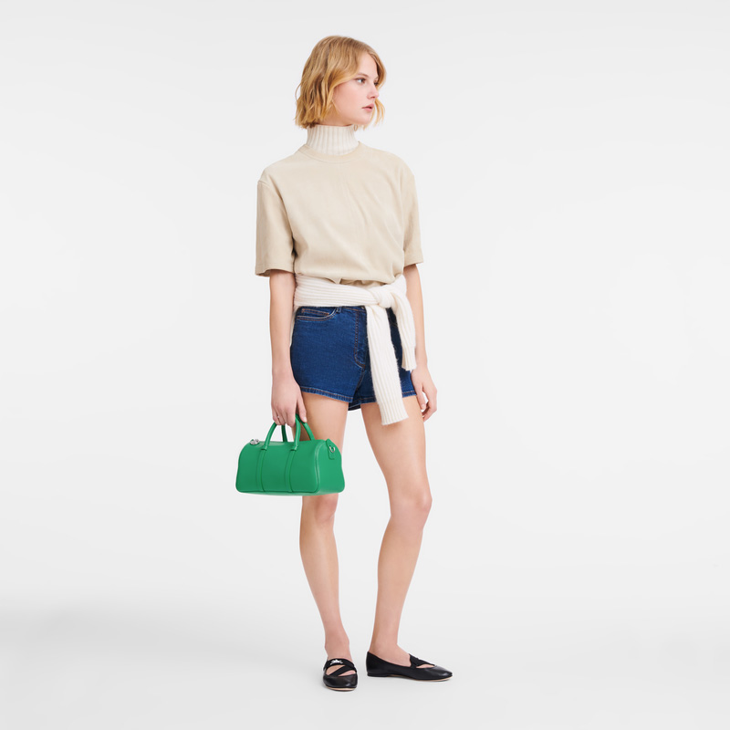 Longchamp | Daylong M Handbag Green - Leather | Green
