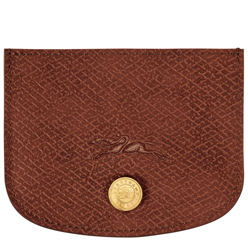 Longchamp | Épure Card holder Brown - Leather | Brown