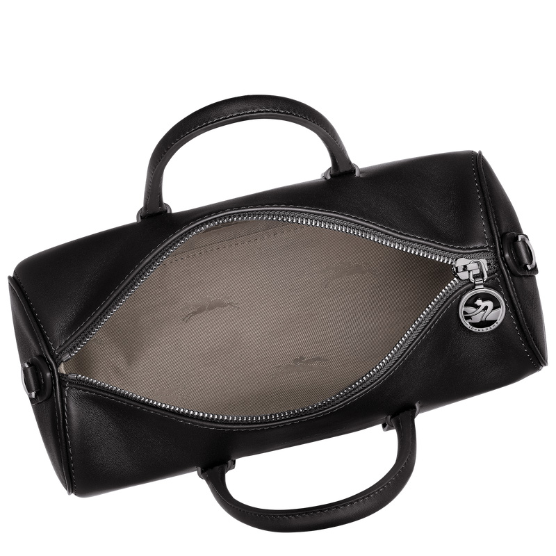 Longchamp | Daylong M Handbag Black - Leather | Black