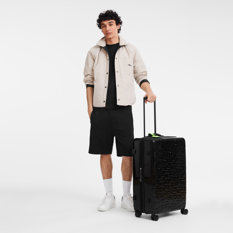 Longchamp | LGP Travel L Suitcase Black - Polycarbonate | Black