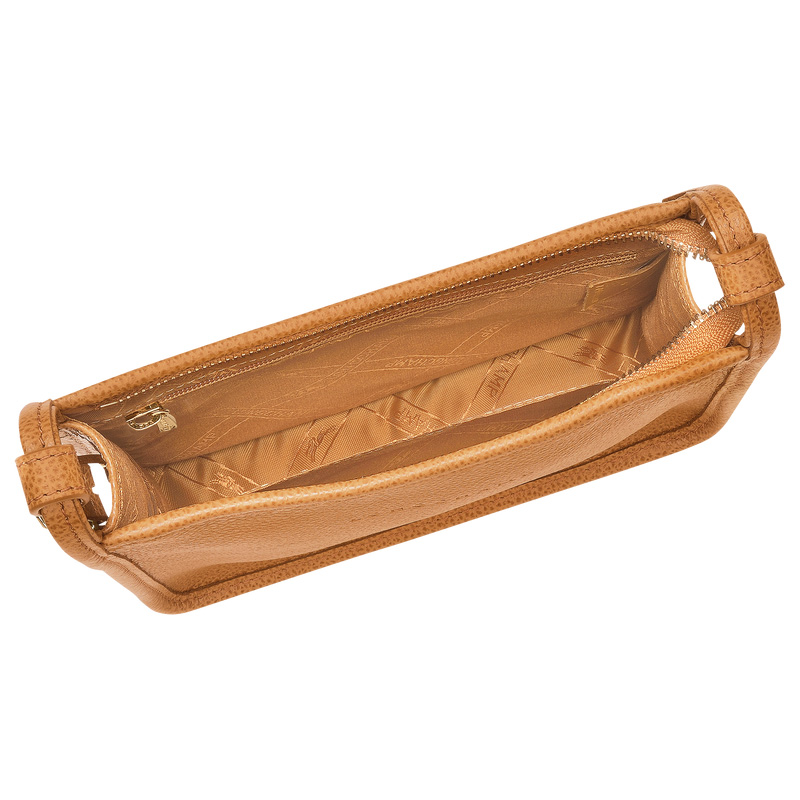 Longchamp | Le Foulonné S Crossbody bag Walnut - Leather | Walnut