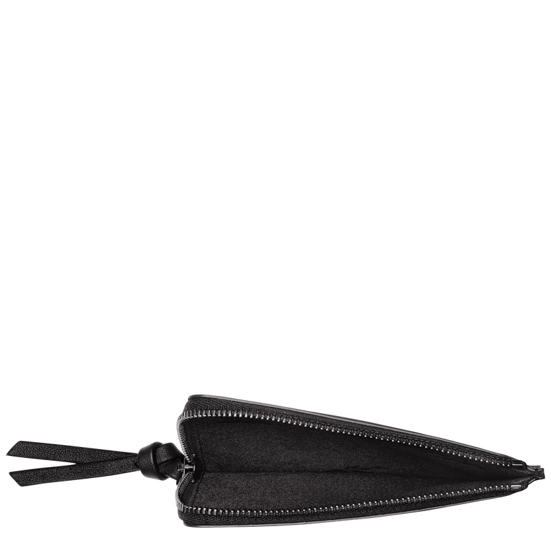 Longchamp | 3D Card holder Black - Leather | Black