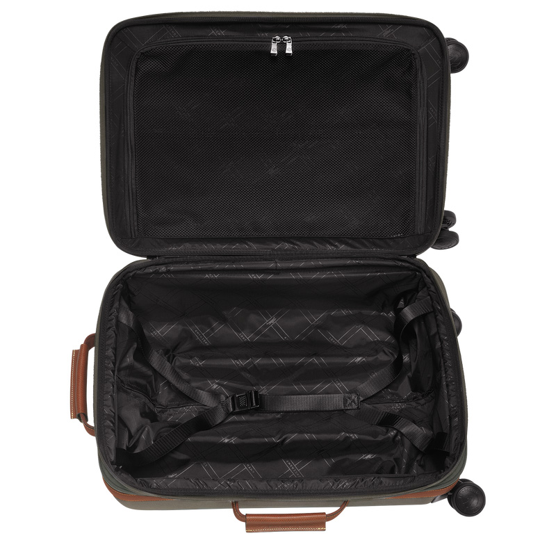 Longchamp | Boxford S Suitcase Brown - Recycled canvas | Brown