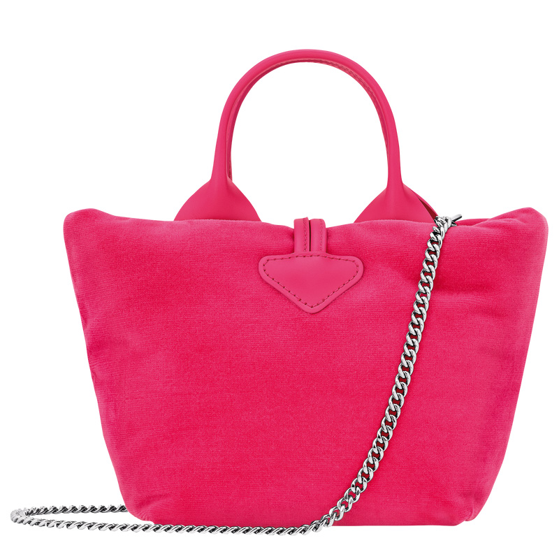 Longchamp | Le Roseau XS Handbag Pink - Canvas | Pink