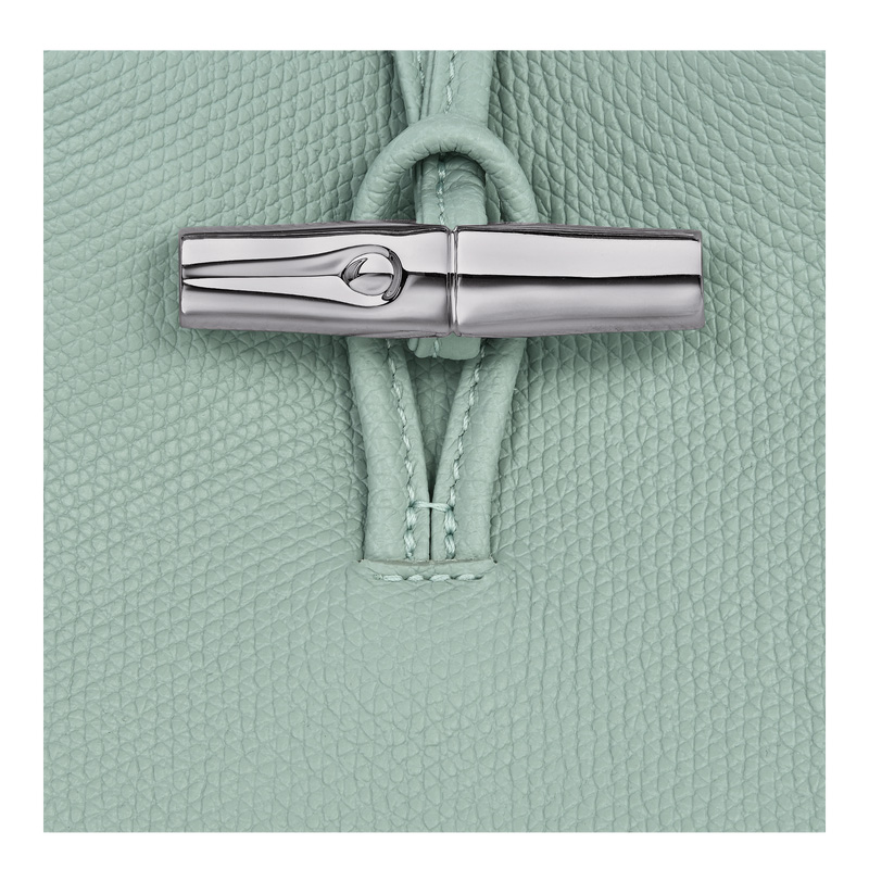Longchamp | Le Roseau Phone case Celadon - Leather | Celadon