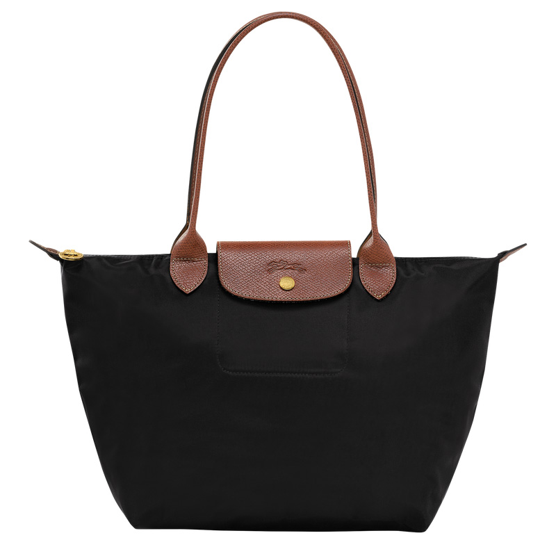 Longchamp | Le Pliage Original M Tote bag Black - Recycled canvas | Black
