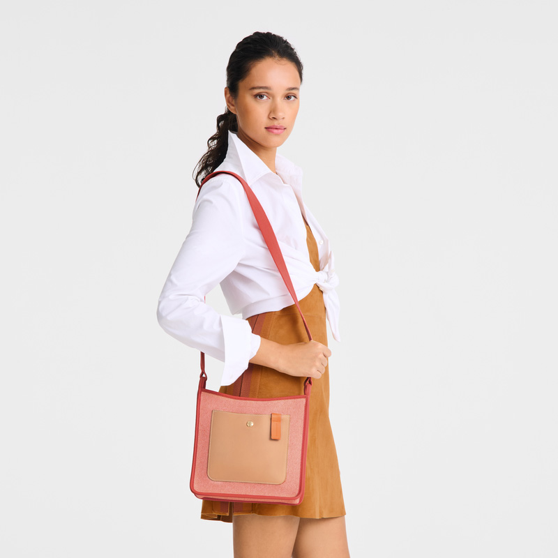 Longchamp | Le Foulonné S Crossbody bag Tomato - Canvas | Tomato