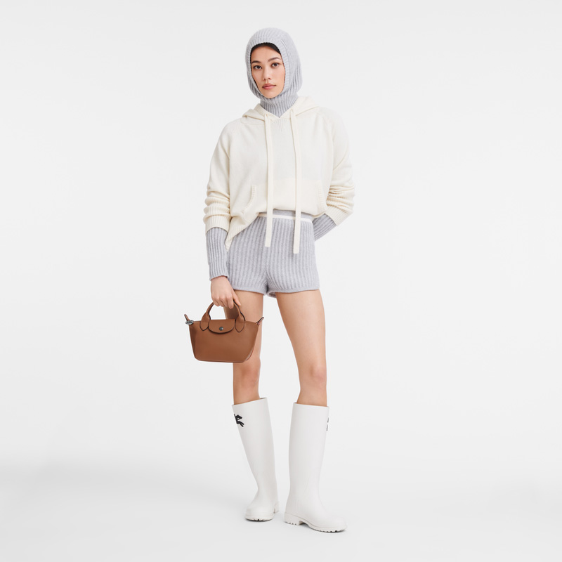 Longchamp | Le Pliage Xtra XS Handbag Cognac - Leather | Cognac