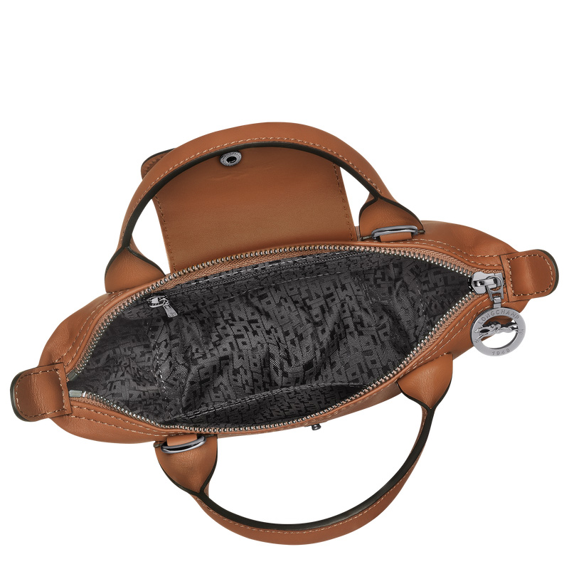 Longchamp | Le Pliage Xtra XS Handbag Cognac - Leather | Cognac