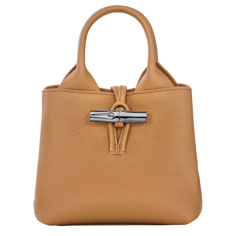 Longchamp | Le Roseau XS Handbag Walnut - Leather | Walnut
