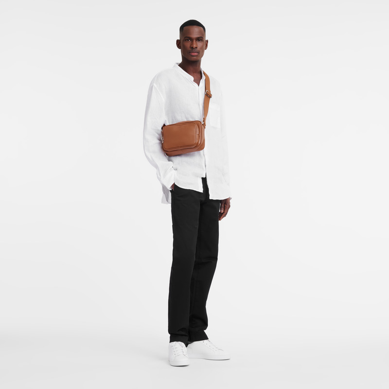 Longchamp | Le Foulonné S Camera bag Caramel - Leather | Caramel
