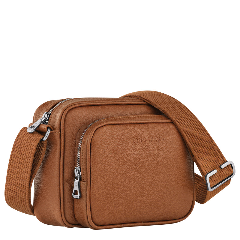Longchamp | Le Foulonné S Camera bag Caramel - Leather | Caramel