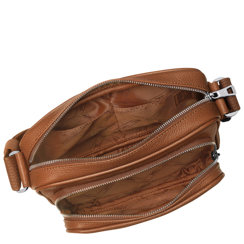 Longchamp | Le Foulonné S Camera bag Caramel - Leather | Caramel