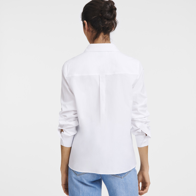 Longchamp | Shirt White - Popelin | White