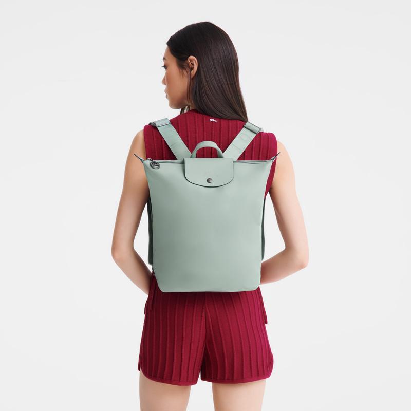 Longchamp | Le Pliage Xtra M Backpack Vervain - Leather | Vervain