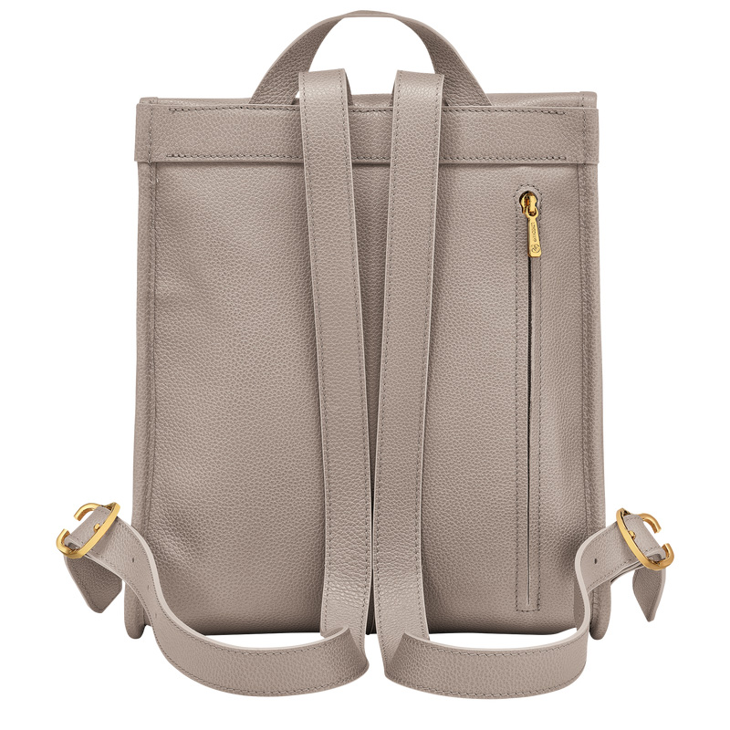 Longchamp | Le Foulonné Backpack Turtledove - Leather | Turtledove
