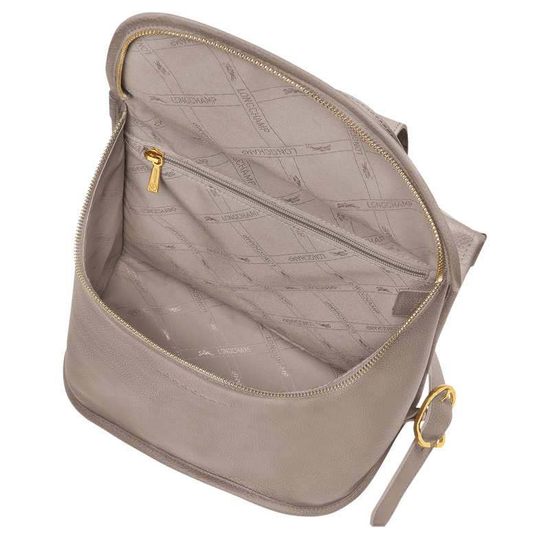 Longchamp | Le Foulonné Backpack Turtledove - Leather | Turtledove