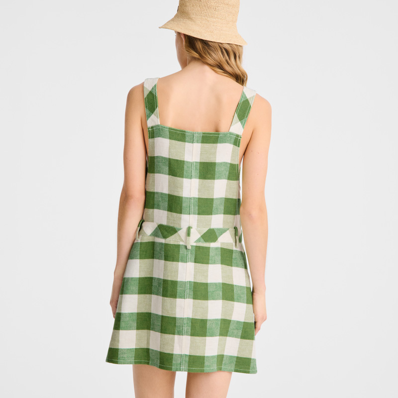Longchamp | Dress Green - Vichy jacquard | Green