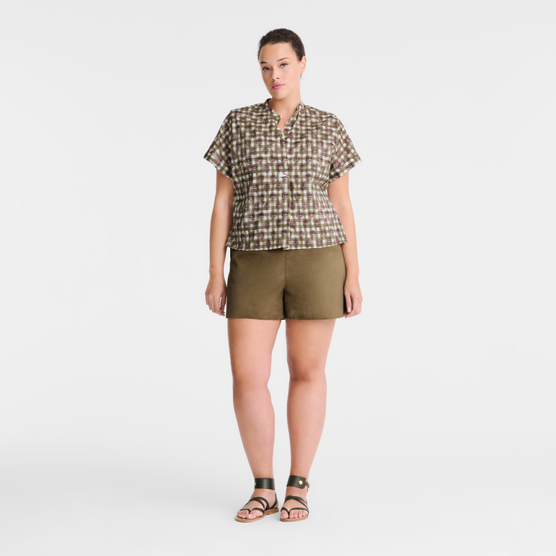 Longchamp | Blouse Artichoke - Vichy print veil | Artichoke
