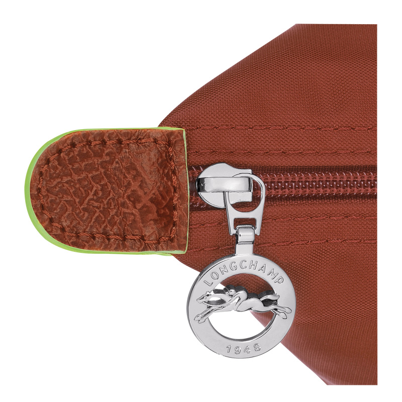 Longchamp | Le Pliage Green S Handbag Chestnut - Recycled canvas | Chestnut